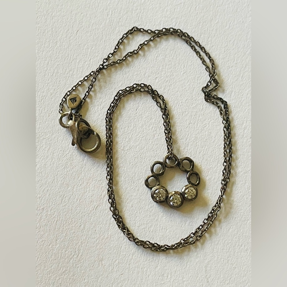 Silpada Sterling Silver "Le Circlette" Pendant Necklace N2445